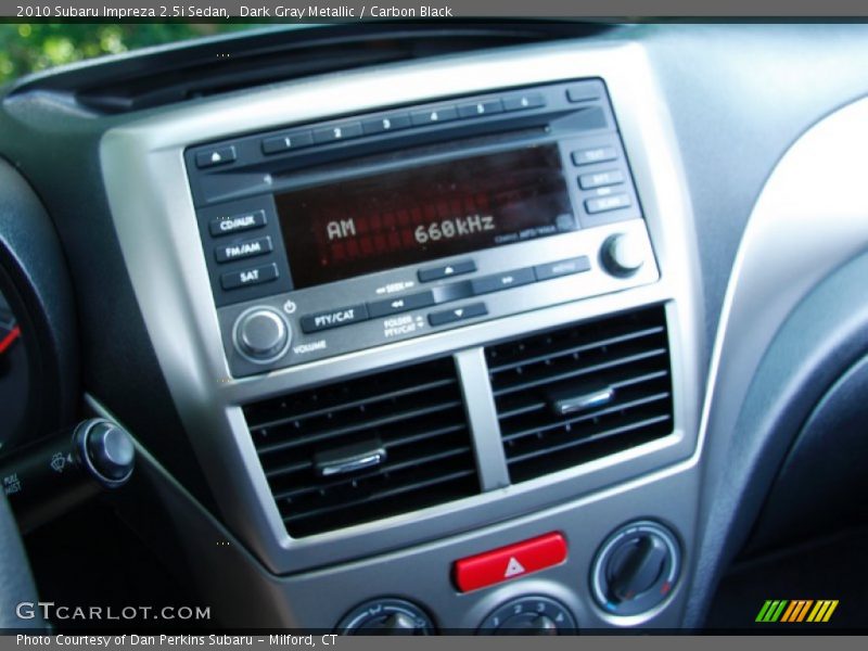Dark Gray Metallic / Carbon Black 2010 Subaru Impreza 2.5i Sedan