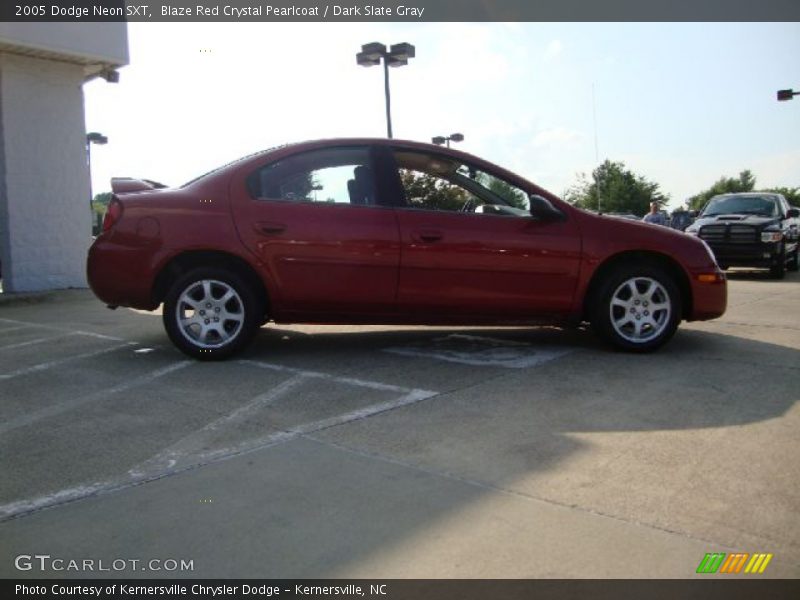 Blaze Red Crystal Pearlcoat / Dark Slate Gray 2005 Dodge Neon SXT