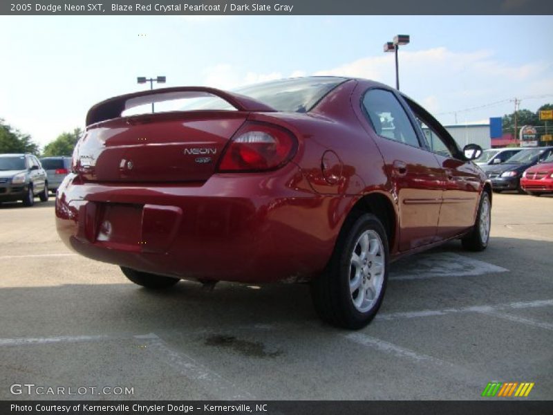 Blaze Red Crystal Pearlcoat / Dark Slate Gray 2005 Dodge Neon SXT