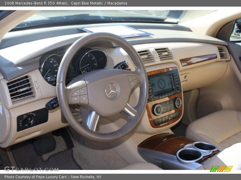 Capri Blue Metallic / Macadamia 2008 Mercedes-Benz R 350 4Matic