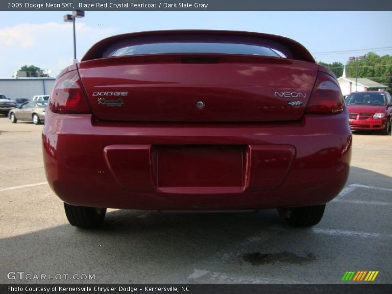 Blaze Red Crystal Pearlcoat / Dark Slate Gray 2005 Dodge Neon SXT