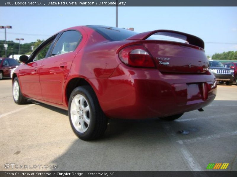 Blaze Red Crystal Pearlcoat / Dark Slate Gray 2005 Dodge Neon SXT