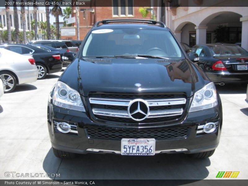 Black / Black 2007 Mercedes-Benz GL 450