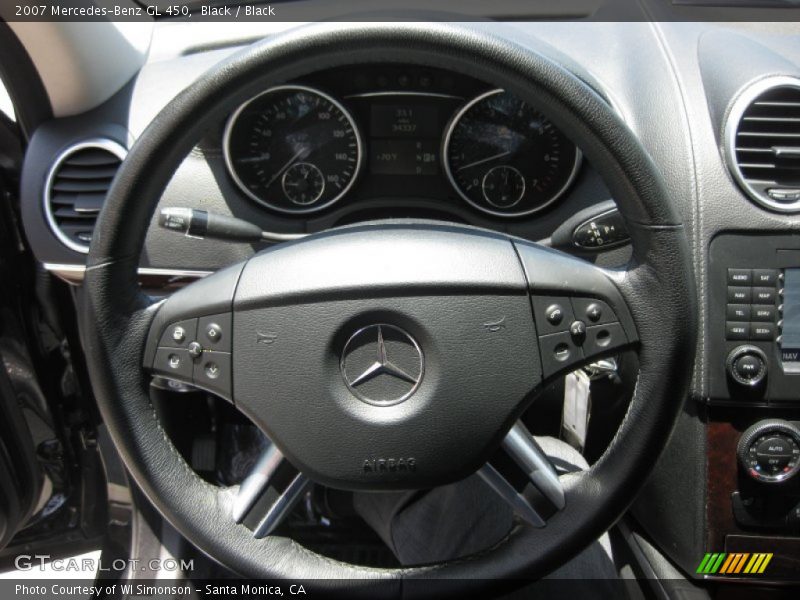 Black / Black 2007 Mercedes-Benz GL 450