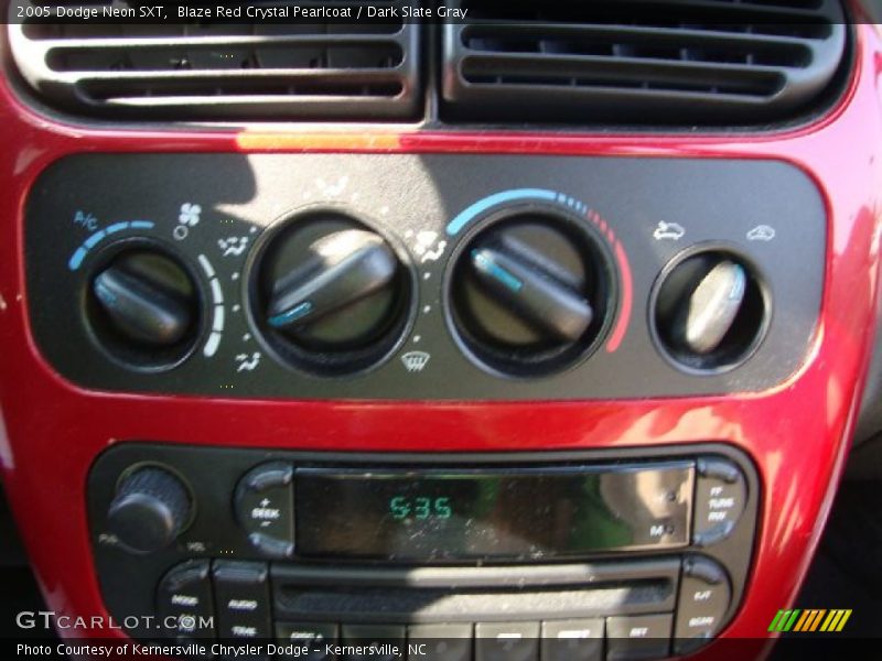 Blaze Red Crystal Pearlcoat / Dark Slate Gray 2005 Dodge Neon SXT