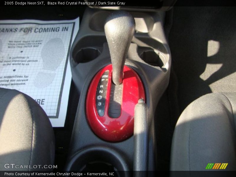 Blaze Red Crystal Pearlcoat / Dark Slate Gray 2005 Dodge Neon SXT
