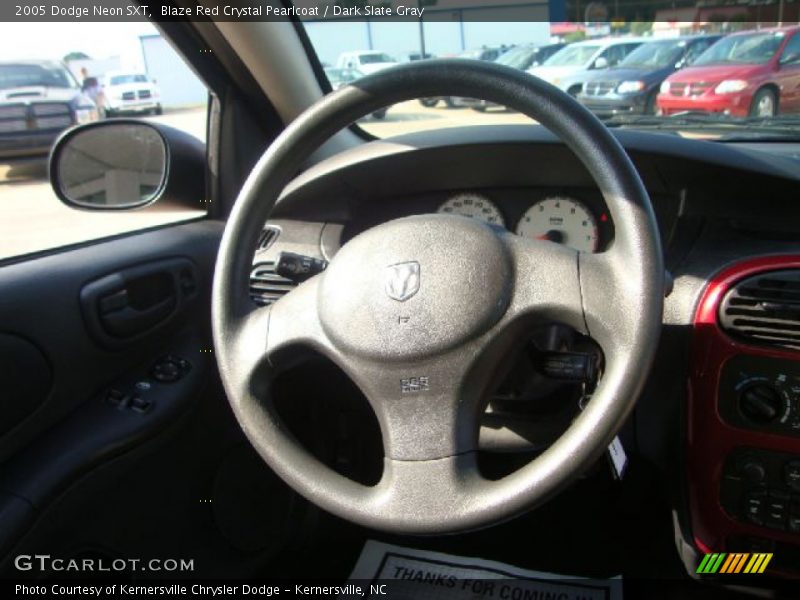 Blaze Red Crystal Pearlcoat / Dark Slate Gray 2005 Dodge Neon SXT