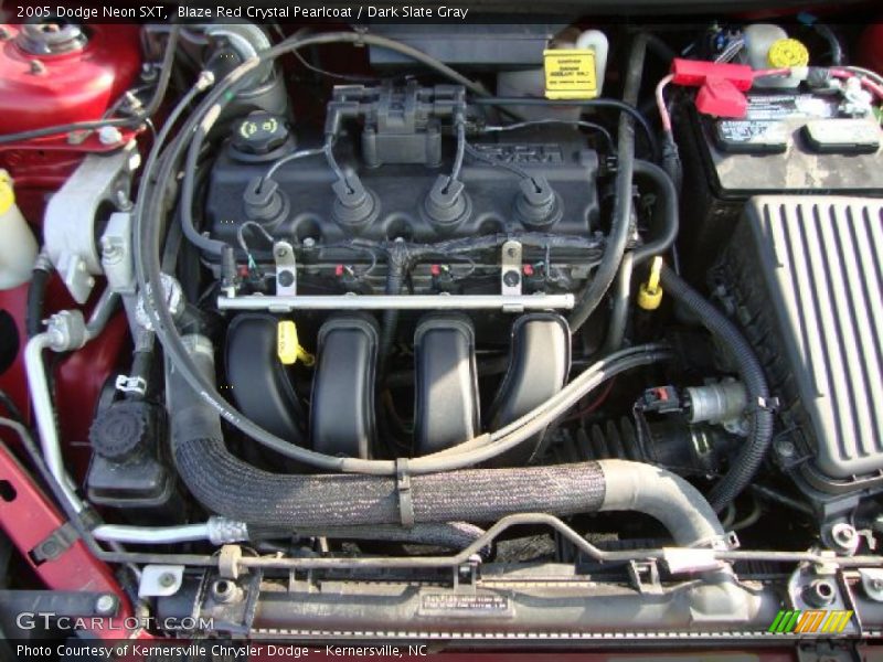 Blaze Red Crystal Pearlcoat / Dark Slate Gray 2005 Dodge Neon SXT