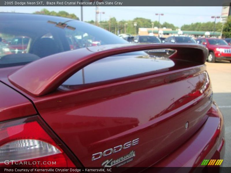 Blaze Red Crystal Pearlcoat / Dark Slate Gray 2005 Dodge Neon SXT