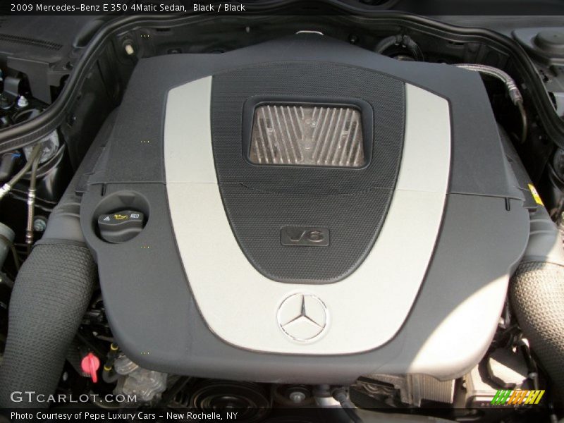 Black / Black 2009 Mercedes-Benz E 350 4Matic Sedan