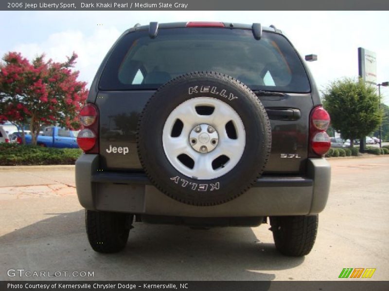 Dark Khaki Pearl / Medium Slate Gray 2006 Jeep Liberty Sport
