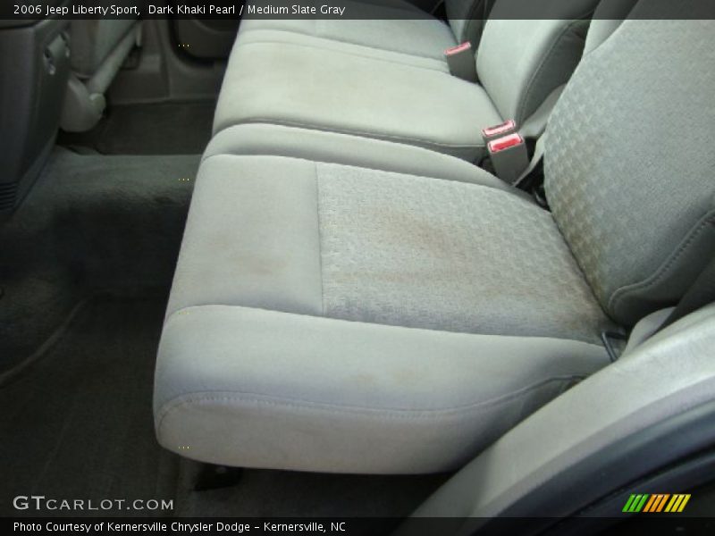 Dark Khaki Pearl / Medium Slate Gray 2006 Jeep Liberty Sport