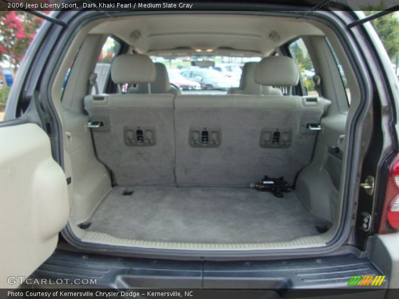 Dark Khaki Pearl / Medium Slate Gray 2006 Jeep Liberty Sport