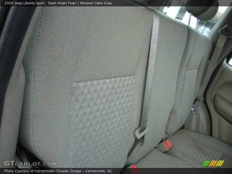 Dark Khaki Pearl / Medium Slate Gray 2006 Jeep Liberty Sport