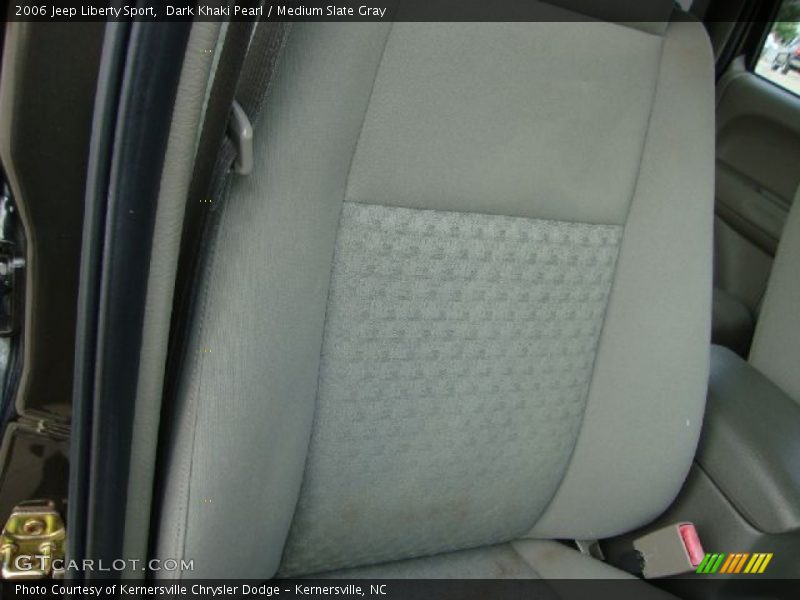 Dark Khaki Pearl / Medium Slate Gray 2006 Jeep Liberty Sport