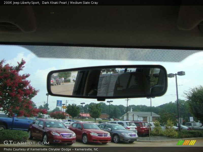Dark Khaki Pearl / Medium Slate Gray 2006 Jeep Liberty Sport