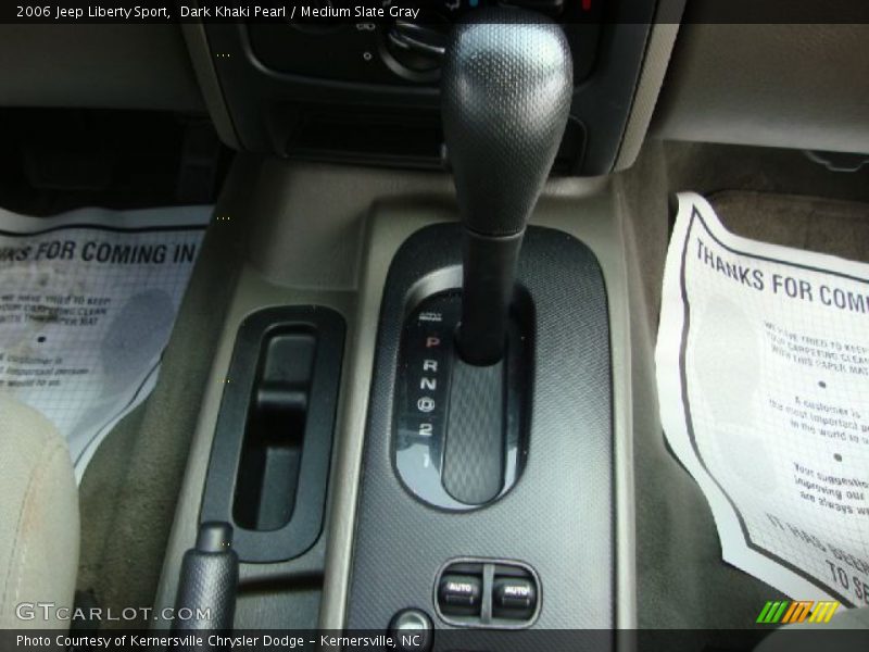 Dark Khaki Pearl / Medium Slate Gray 2006 Jeep Liberty Sport