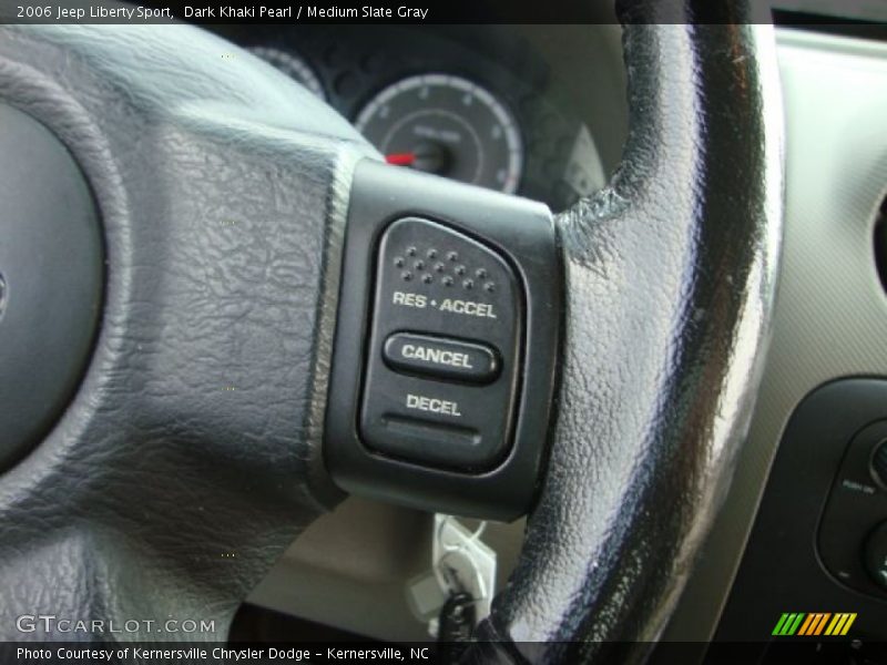 Dark Khaki Pearl / Medium Slate Gray 2006 Jeep Liberty Sport
