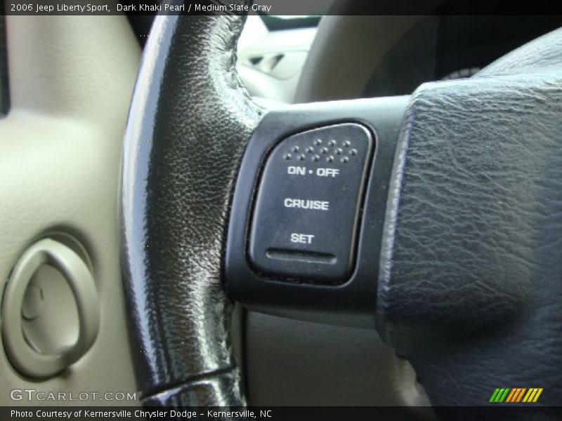 Dark Khaki Pearl / Medium Slate Gray 2006 Jeep Liberty Sport