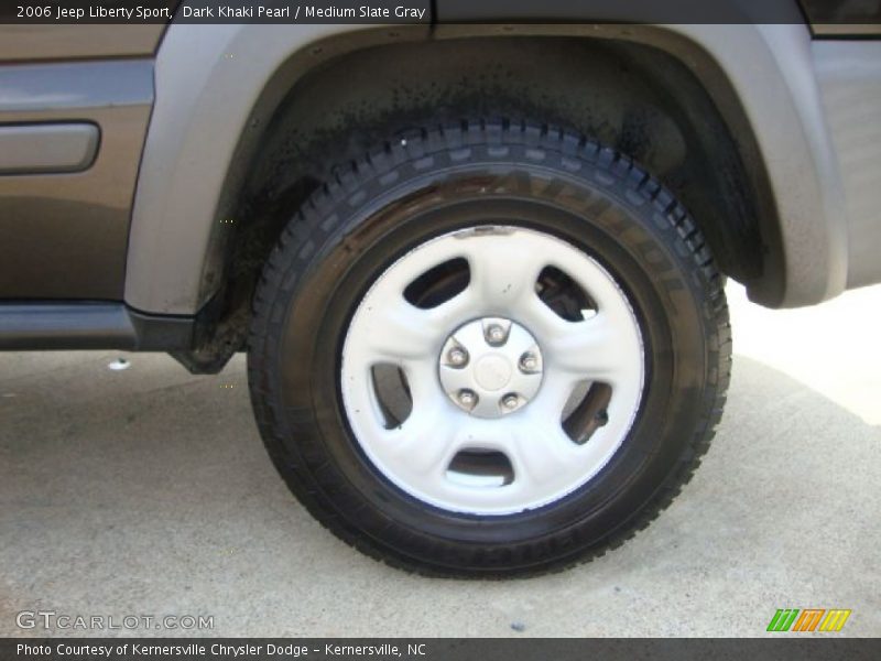 Dark Khaki Pearl / Medium Slate Gray 2006 Jeep Liberty Sport