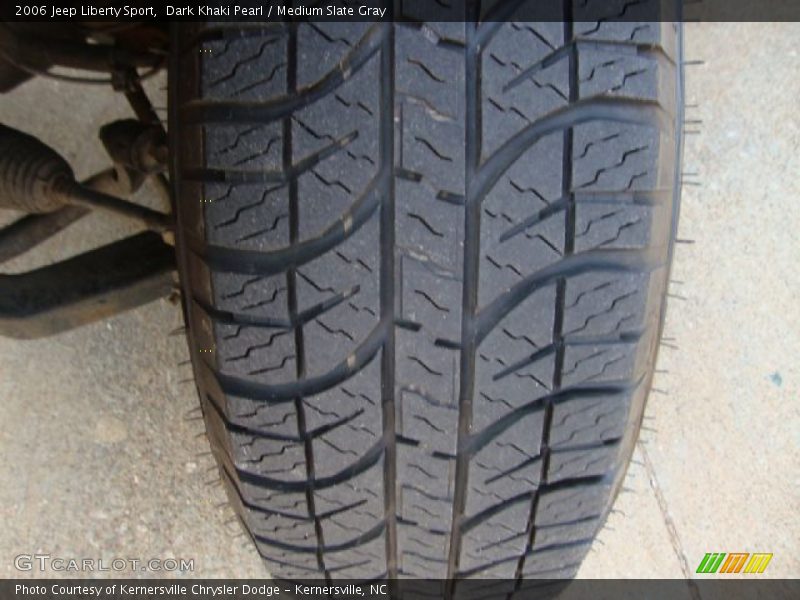 Dark Khaki Pearl / Medium Slate Gray 2006 Jeep Liberty Sport