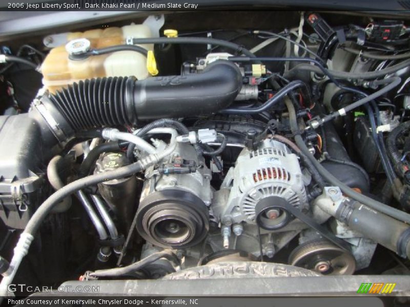 Dark Khaki Pearl / Medium Slate Gray 2006 Jeep Liberty Sport
