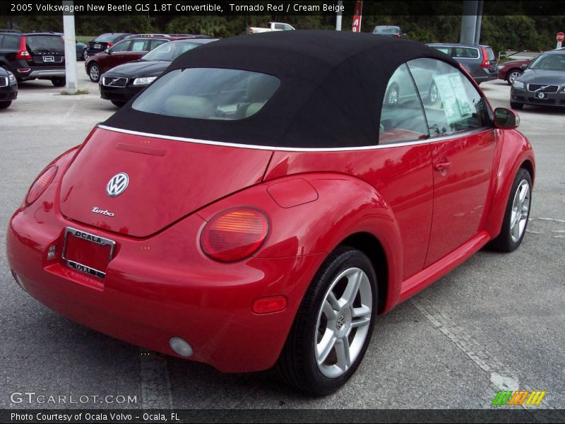 Tornado Red / Cream Beige 2005 Volkswagen New Beetle GLS 1.8T Convertible