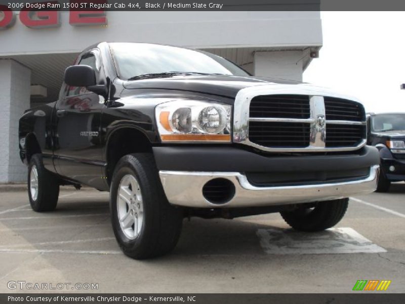 Black / Medium Slate Gray 2006 Dodge Ram 1500 ST Regular Cab 4x4