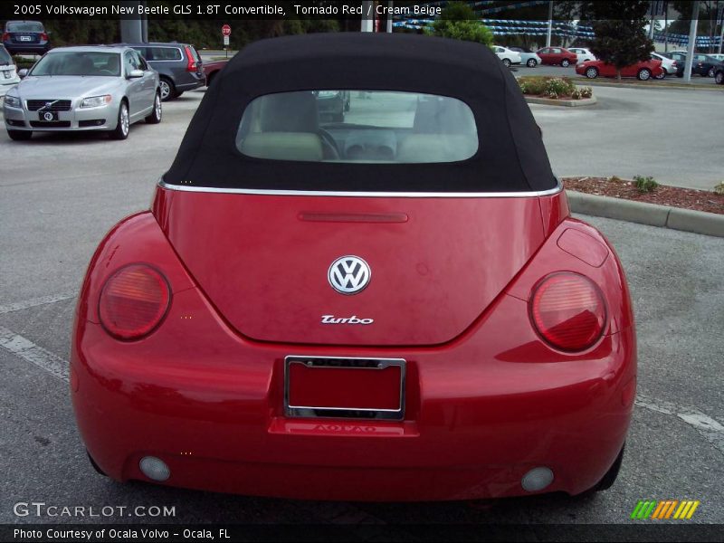 Tornado Red / Cream Beige 2005 Volkswagen New Beetle GLS 1.8T Convertible