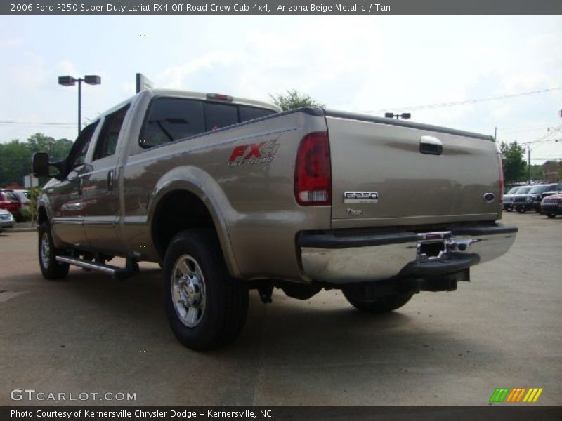 Arizona Beige Metallic / Tan 2006 Ford F250 Super Duty Lariat FX4 Off Road Crew Cab 4x4