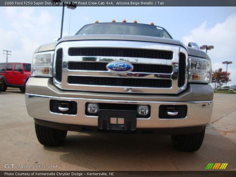 Arizona Beige Metallic / Tan 2006 Ford F250 Super Duty Lariat FX4 Off Road Crew Cab 4x4