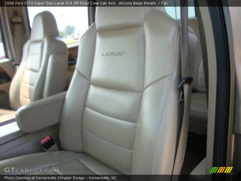 Arizona Beige Metallic / Tan 2006 Ford F250 Super Duty Lariat FX4 Off Road Crew Cab 4x4