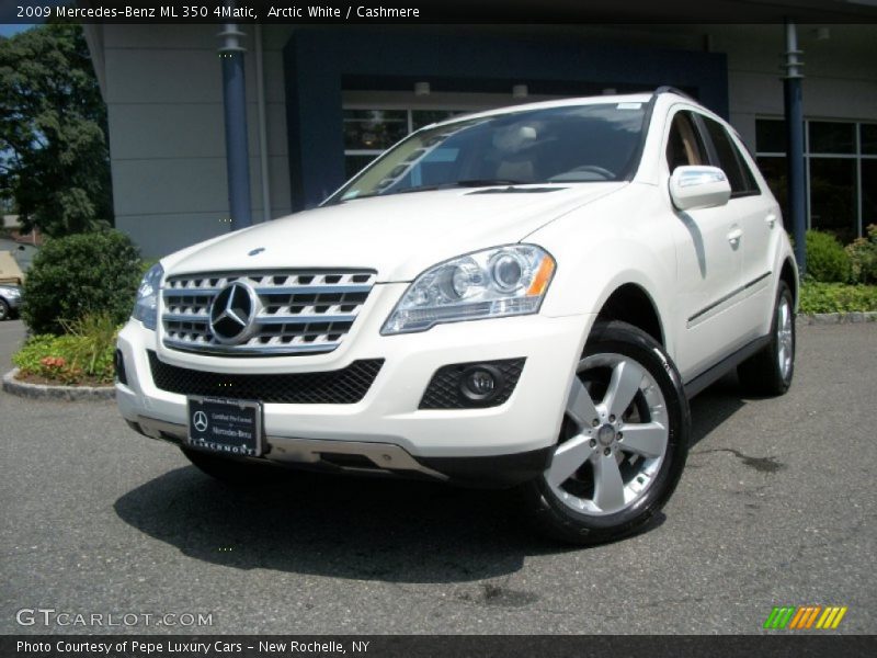 Arctic White / Cashmere 2009 Mercedes-Benz ML 350 4Matic