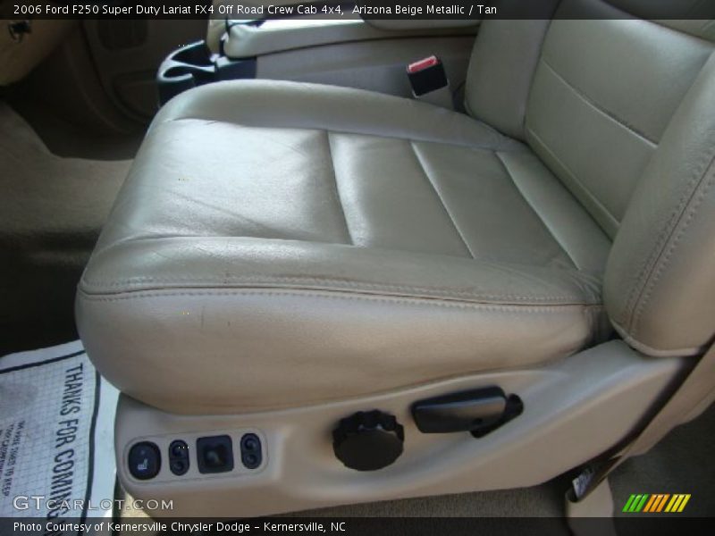 Arizona Beige Metallic / Tan 2006 Ford F250 Super Duty Lariat FX4 Off Road Crew Cab 4x4
