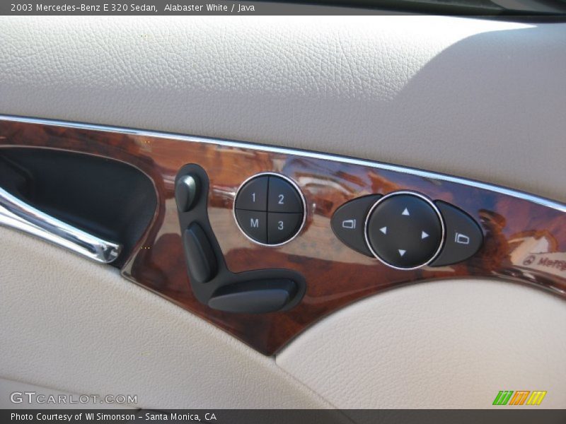 Alabaster White / Java 2003 Mercedes-Benz E 320 Sedan