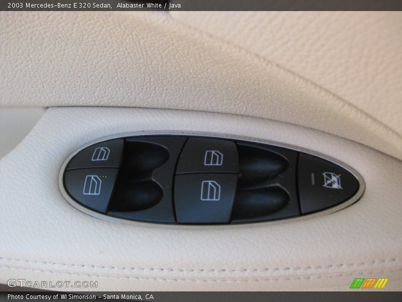 Alabaster White / Java 2003 Mercedes-Benz E 320 Sedan