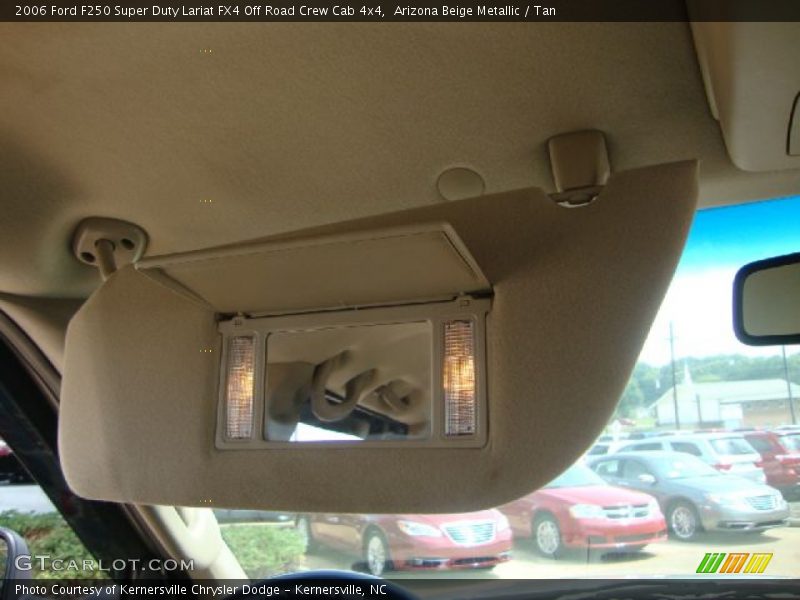 Arizona Beige Metallic / Tan 2006 Ford F250 Super Duty Lariat FX4 Off Road Crew Cab 4x4