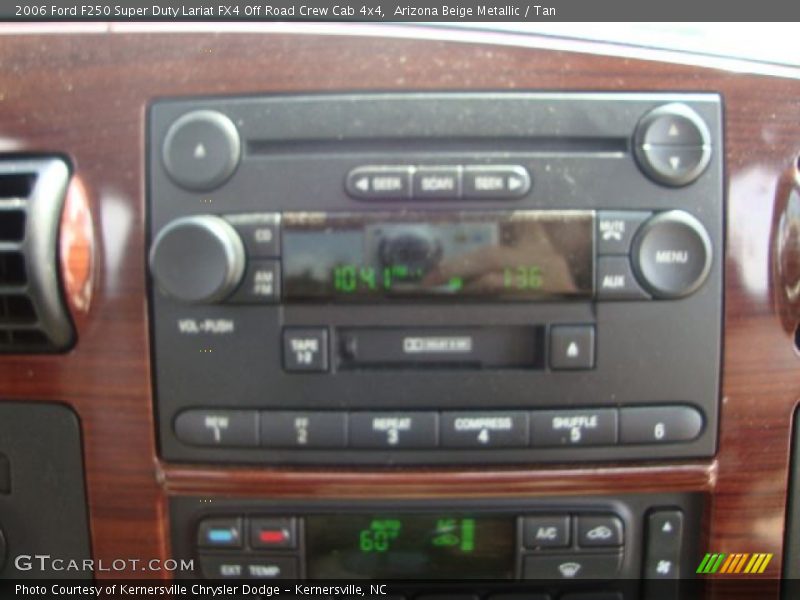 Arizona Beige Metallic / Tan 2006 Ford F250 Super Duty Lariat FX4 Off Road Crew Cab 4x4