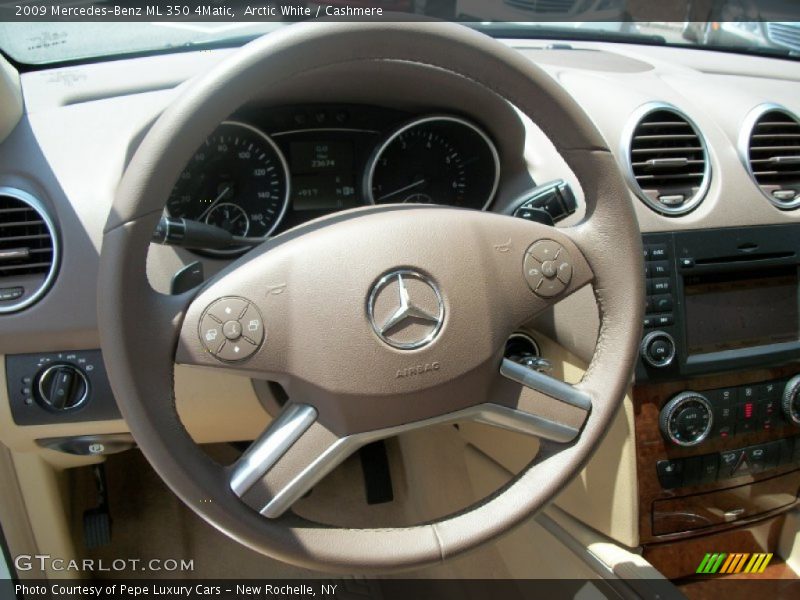 Arctic White / Cashmere 2009 Mercedes-Benz ML 350 4Matic