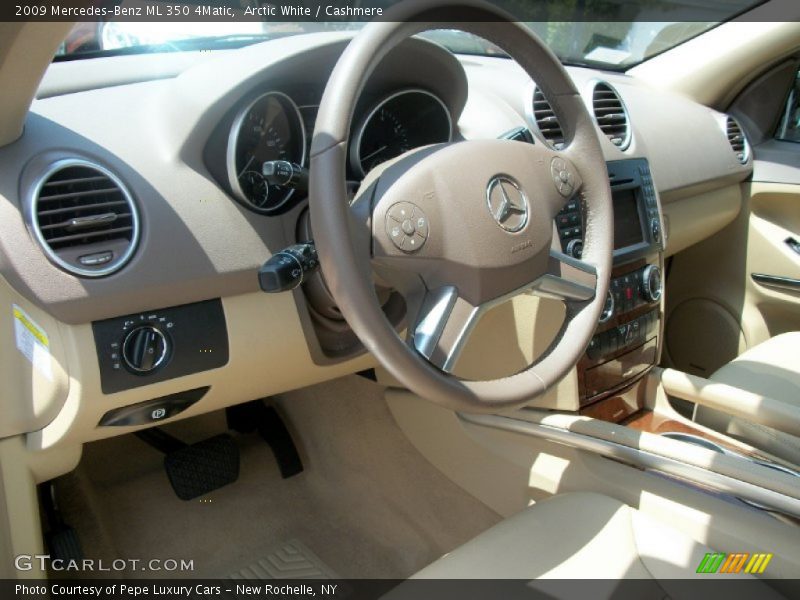 Arctic White / Cashmere 2009 Mercedes-Benz ML 350 4Matic