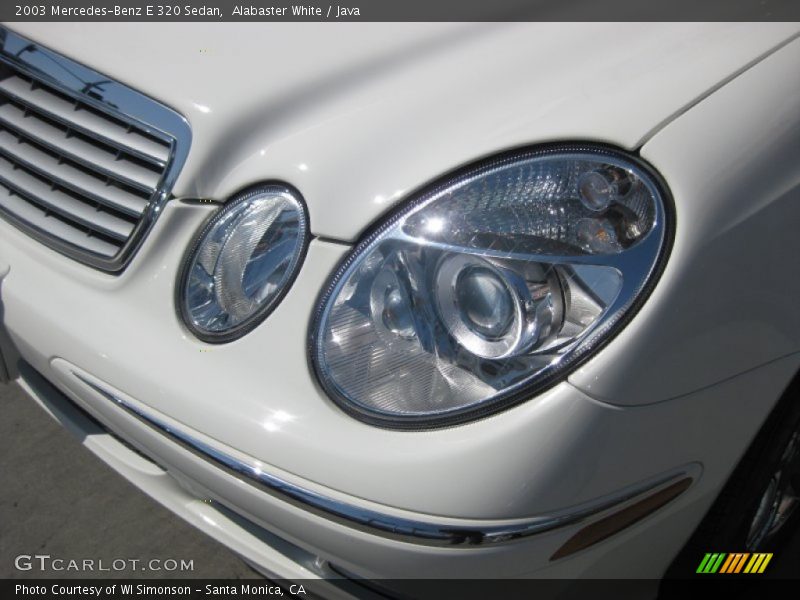 Alabaster White / Java 2003 Mercedes-Benz E 320 Sedan