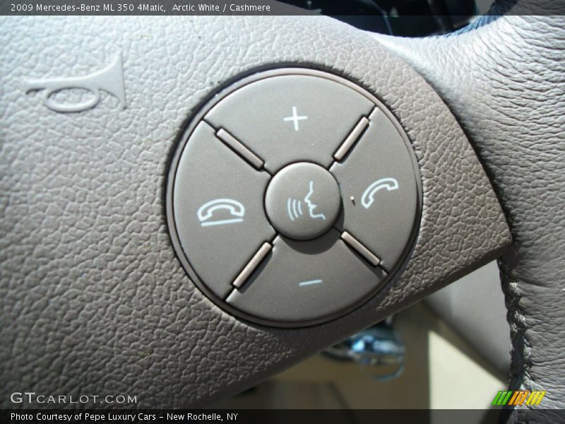 Arctic White / Cashmere 2009 Mercedes-Benz ML 350 4Matic
