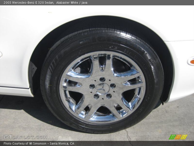 Alabaster White / Java 2003 Mercedes-Benz E 320 Sedan