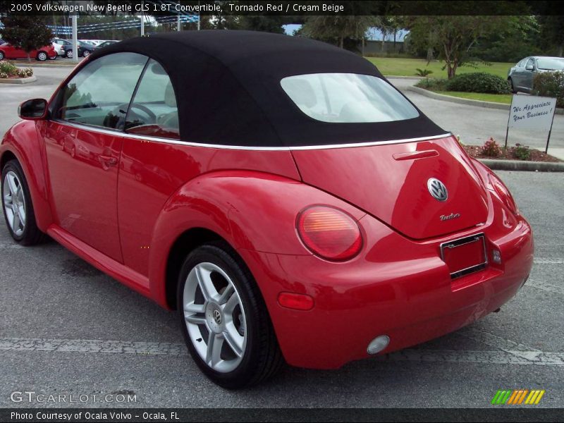 Tornado Red / Cream Beige 2005 Volkswagen New Beetle GLS 1.8T Convertible