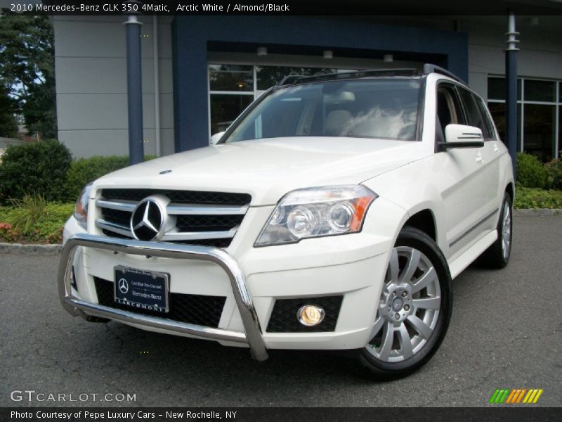 Arctic White / Almond/Black 2010 Mercedes-Benz GLK 350 4Matic
