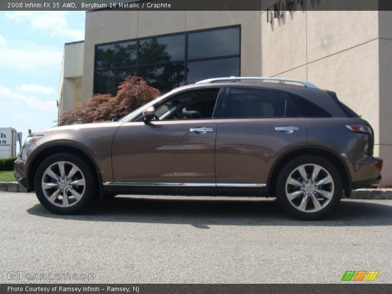 Beryllium 16 Metallic / Graphite 2008 Infiniti FX 35 AWD