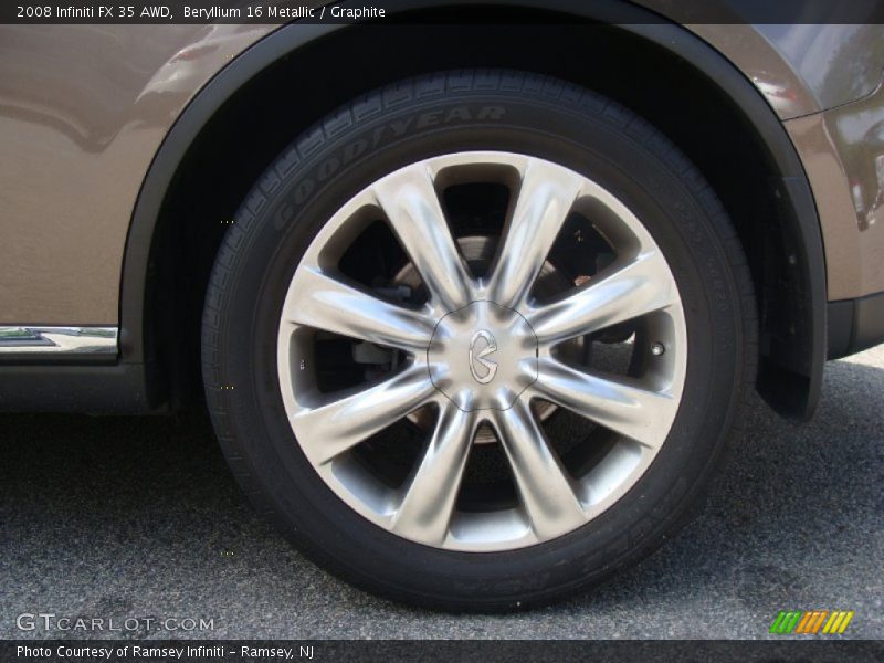 Beryllium 16 Metallic / Graphite 2008 Infiniti FX 35 AWD