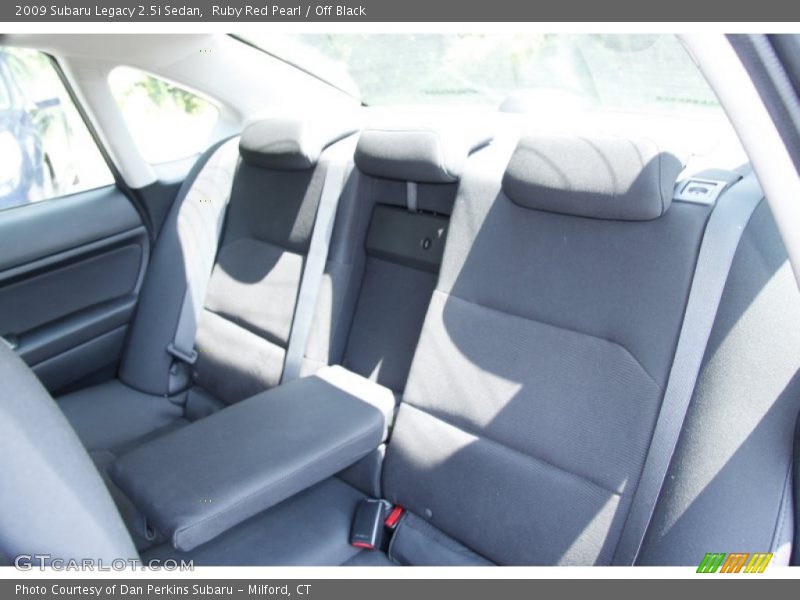 Ruby Red Pearl / Off Black 2009 Subaru Legacy 2.5i Sedan