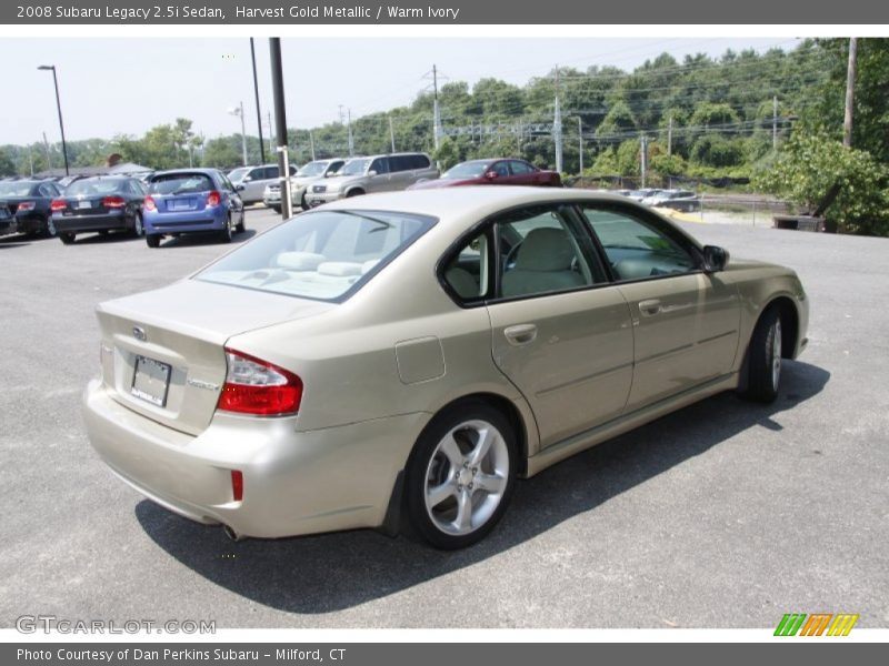 Harvest Gold Metallic / Warm Ivory 2008 Subaru Legacy 2.5i Sedan