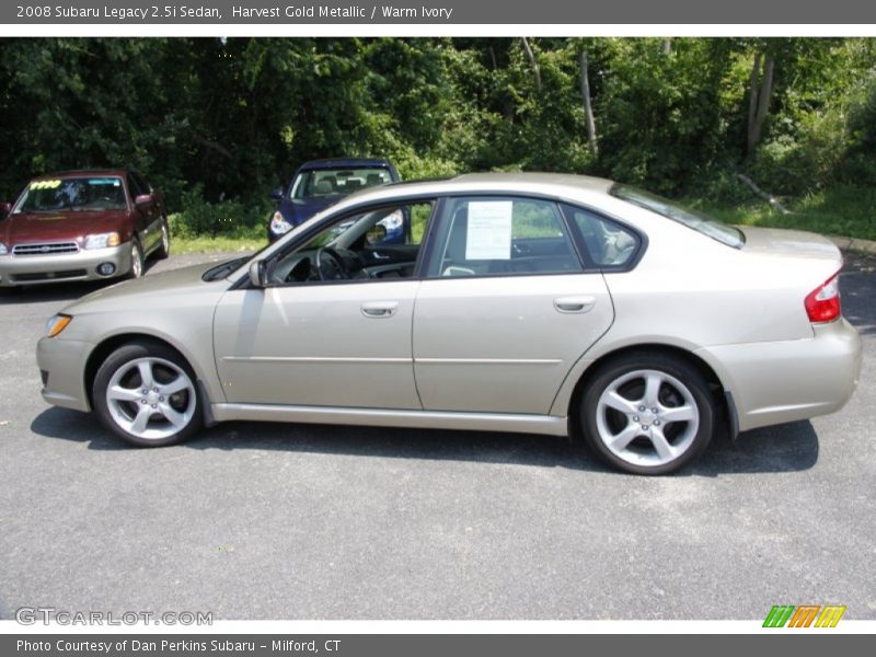 Harvest Gold Metallic / Warm Ivory 2008 Subaru Legacy 2.5i Sedan